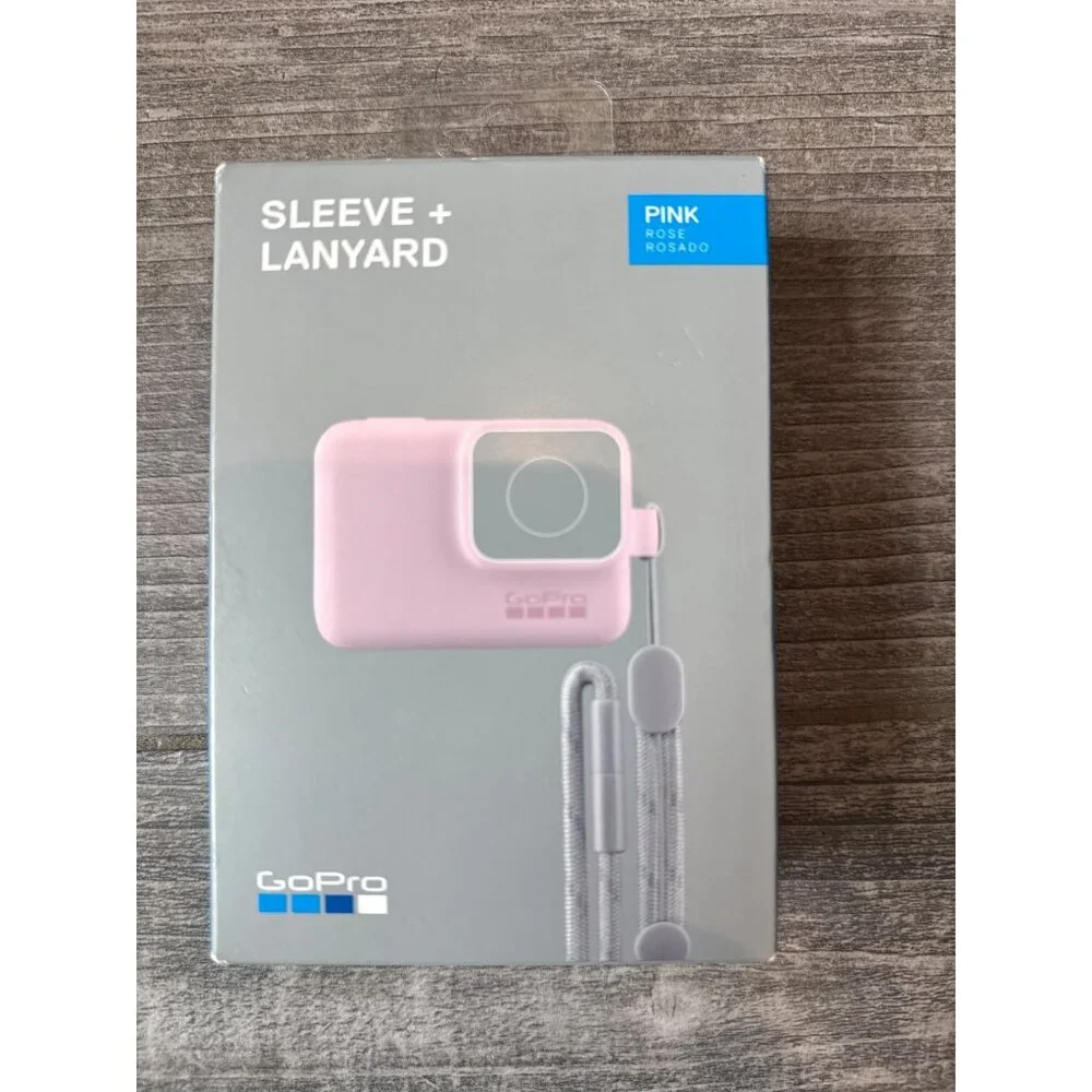 GoPro Hero Camera Sleeve + Lanyard in Pink - Authentic NEW Accessory